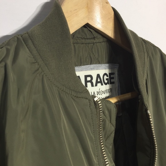Garage army green bomber jacket - Picture 4 of 5